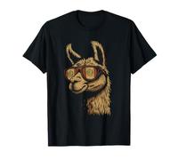 Cool Llama Perù Alpaca Peruvian Flag Occhiali da Sole Maglietta