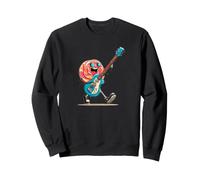 Cool Lollipop Candy con Occhiali da Sole e Rock Guitar Costume Felpa