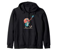 Cool Lollipop Candy con Occhiali da Sole e Rock Guitar Costume Felpa con Cappuccio