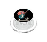 Cool Lollipop Candy con occhiali da sole e Rock Guitar Costume PopSockets PopGrip per MagSafe
