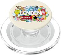 Cool London Doodles Graphic Animes, London Graffiti Colors PopSockets PopGrip per MagSafe