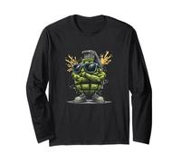 Cool Looking Grenade con Bold Occhiali da Sole Costume Maglia a Manica