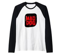 Cool Mad Dog Statement per Ragazzi e Ragazze Maglia con Maniche Raglan