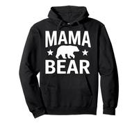 Cool Mama Bear Mother - Orgoglioso Figlio Figlia Mamma Festa della Mamma Felpa con Cappuccio