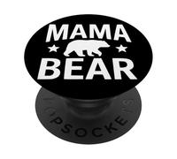 Cool Mama Bear Mother - Orgoglioso figlio figlia mamma festa della mamma PopSockets PopGrip Adesivo