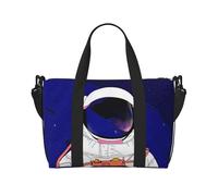 Cool Man in Outer Space Galaxy Borsa tote da donna con stampa borsa a tracolla portatile adatta per allenamenti in palestra pendolarismo e viaggi