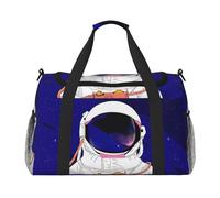 Cool Man in Outer Space Galaxy Travel Duffel Bag Grande Pieghevole Impermeabile Pernottamento Borsa Spiaggia Nuoto Piscina Sport Palestra