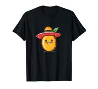 Cool Mango in un Sombrero Hat Diffondere Risate Maglietta