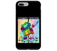 Cool Master Builder Dabbing Blocks Bricks Builder Kids Boy Custodia per iPhone 7 Plus/8 Plus