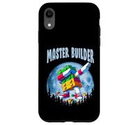 Cool Master Builder Dabbing On Moon Blocks Bricks Builder Custodia per iPhone XR