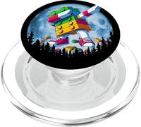 Cool Master Builder Dabbing On Moon Blocks Bricks Builder PopSockets PopGrip per MagSafe