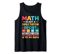 Cool Matematica Matematica Scuola Studente Matematica Amanti Uomini Donne Canotta
