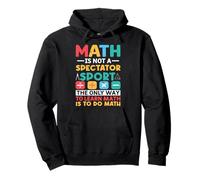 Cool Matematica Matematica Scuola Studente Matematica Amanti Uomini Donne Felpa con Cappuccio