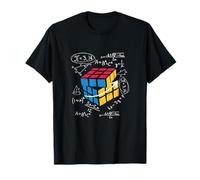 Cool Matematica Rubik Rubix Rubics Giocatore Cubo Matematica Amanti Maglietta