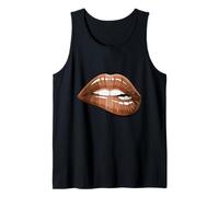 Cool Melanin Girl Lips Graphic Tees, Black Girls Magic Style Canotta