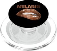 Cool Melanin Girl Lips Graphic Tees, Black Girls Magic Style PopSockets PopGrip per MagSafe
