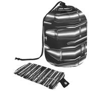 Cool Metal Bullet Print Travel Cosmetic Bags Makeup Bag per le donne, Pieghevole Coulisse Viaggio Cosmetici Borse, Portatile Toiletry Bucket Bag, Cool Metal Bullet Print,