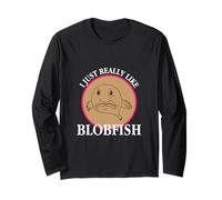 Cool Mi Piace Molto Blobfish Maglia a Manica