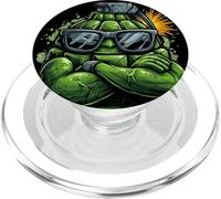 Cool Military Cartoon Granata Costume per gli amanti delle bombe PopSockets PopGrip per MagSafe