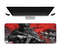 Cool Military Weapon Build Weapon Parts Display Large Gaming Mouse Pad, Military Weapon Parts Design XXL Gaming Mouse Pad, for Laptop & Desktop Use with Non-slip Rubber (6#,11.8 * 23.6 inches)