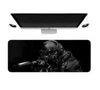 Cool Military Weapon Build Weapon Parts Display Large Gaming Mouse Pad, Military Weapon Parts Design XXL Gaming Mouse Pad, for Laptop & Desktop Use with Non-slip Rubber (7#,11.8 * 23.6 inches)