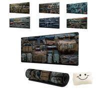 Cool Military Weapon Build Weapon Parts Display Large Gaming Mouse Pad,Stylish Desk Protector With Non-Slip Rubber,Computer Office Supplies Accessories For Table Decor (2,2MM*300 * 800)