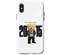Cool millennials Teddy Bear Birthday Awesome Born Since 2015 Custodia per iPhone X/XS