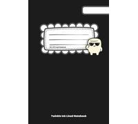 Cool Milo | Twinkle Ink Lined Notebook [Black]: Confident Milo the Magical Marshmallow and Powerful Inspirational Quotes Sayings