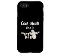 Cool Moms Do It All Polarbear Mamma fa il Lavanderia Custodia per iPhone SE (2020) / 7/8
