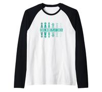 Cool Moms Giocare a Scacchi Brainteaser Maglia con Maniche Raglan