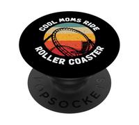Cool Moms Ride Roller Coaster Family Trip Parco di divertimenti PopSockets PopGrip Adesivo