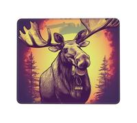 Cool Moose Tappetino per mouse personalizzato 20,1 x 24,1 cm, tappetino per mouse da gioco, impermeabile, tessuto Lycra lavabile, base in gomma antiscivolo, tappetino per mouse per computer, per