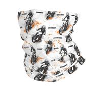 Cool Motorcycle Rider Print Passamontagna Elastico Scaldacollo Multiuso Bandana per Ciclismo Escursionismo attività 25X50Cm
