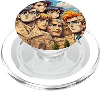Cool Mount Rushmore National Memorial USA Presedents Anime PopSockets PopGrip per MagSafe