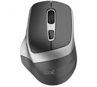 Mouse wireless silenzioso Cool Ergonomic Nero-Argento