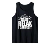 Cool Mr. Fix It Art per Amanti del Fai da Te Tuttofare Uomini riparatori Canotta