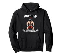 Cool Muay Thai L'Arte del Combattimento Muay Thai Felpa con Cappuccio