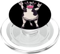 Cool Mucca Occhiali Da Sole Doppia Rock Mano Segni Punk Graphic PopSockets PopGrip per MagSafe