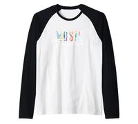 Cool Music Teacher - Carino Istruttore di Musica per Il Ritorno a Scuola Maglia con Maniche Raglan
