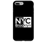 Cool New York City Brooklyn Free Style Illustration Graphic Custodia per iPhone 7 Plus/8 Plus