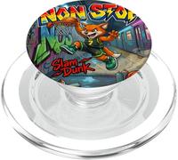 Cool New York City Fury Fox Playing Basketball underground PopSockets PopGrip per MagSafe