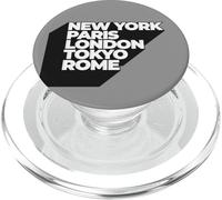 Cool New York Paris London Tokyo Rome Illustration Graphic PopSockets PopGrip per MagSafe