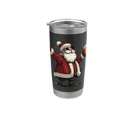 Cool Occhiali da sole Babbo Natale con birra per tifo Natale Bicchiere termico in acciaio inox doppia parete