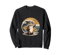 Cool Occhiali da Sole Otter Surfing Big Ocean Wave Felpa