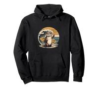 Cool Occhiali da Sole Otter Surfing Big Ocean Wave Felpa con Cappuccio