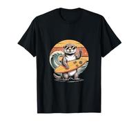 Cool Occhiali da Sole Otter Surfing Big Ocean Wave Maglietta