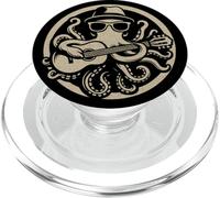 Cool Octopus Guitar Player Design divertente amante della musica Sea Life PopSockets PopGrip per MagSafe