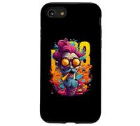 Cool Old Man Design. capelli rossi colorati, occhi gialli Custodia per iPhone SE (2020) / 7/8