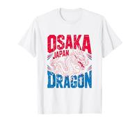 Cool Osaka Giappone Disegno Drago Cultura Giapponese Retro Memes Maglietta