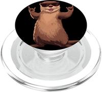 Cool Otter Rock mano segni occhiali da sole animale grafico e PopSockets PopGrip per MagSafe